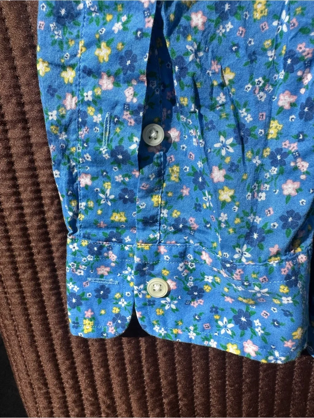 Polo by Ralph Lauren Light Blue Floral Button-Down Shirt